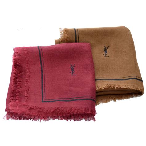 ysl cashmere scarf sale|farfetch ysl scarf.